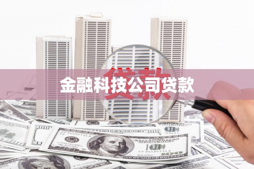 湟中金融科技公司贷款