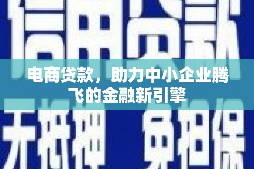 湟中电商贷款，助力中小企业腾飞的金融新引擎