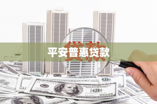 湟中平安普惠贷款