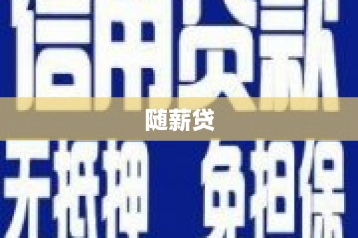湟中随薪贷