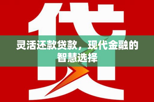 湟中灵活还款贷款，现代金融的智慧选择