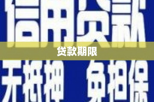 湟中贷款期限