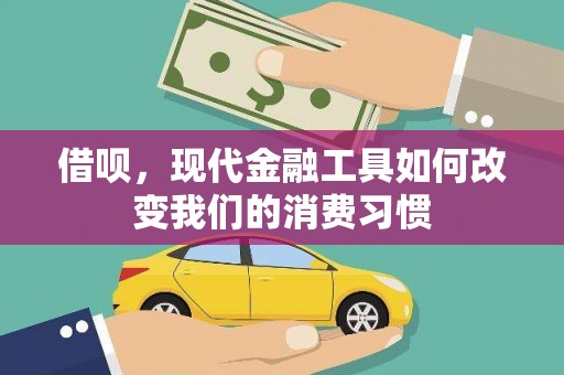 湟中借呗，现代金融工具如何改变我们的消费习惯