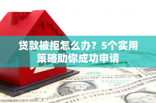 湟中贷款被拒怎么办？5个实用策略助你成功申请