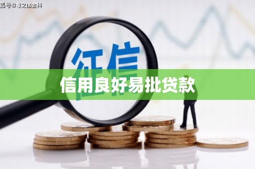 湟中信用良好易批贷款